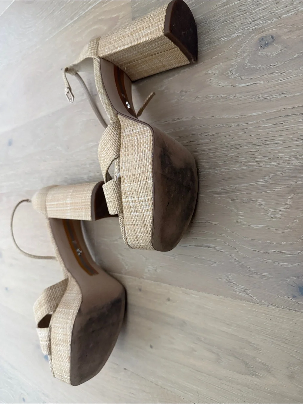 Sam Edelman Rafia Platform Heels